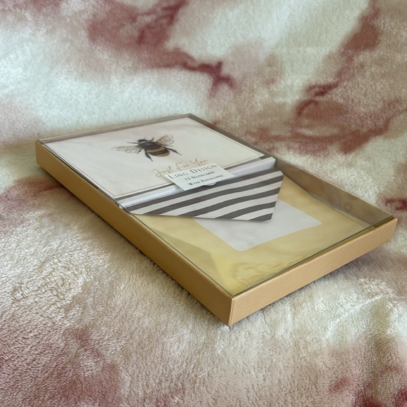 Just For You Bumble Bee Note Card Set of 12 With Envelopes NWT Ling Design - Picture 6 of 12